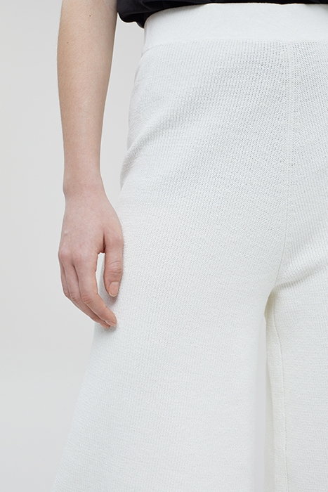 KNITTED CULOTTES SKIRTS IVORY 5