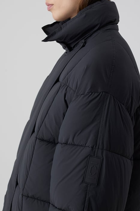 QUILTED COAT BLACK 4