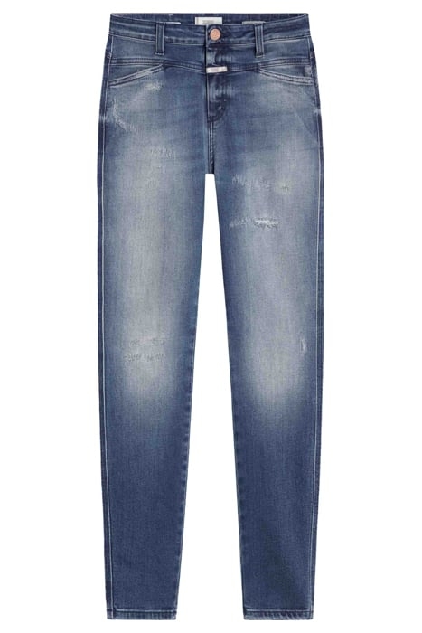 SKINNY PUSHER JEANS MID BLUE 7
