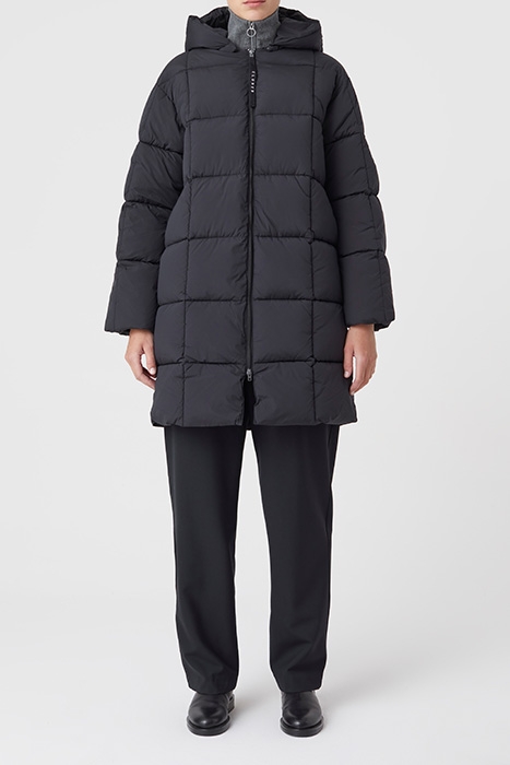 QUILTED COAT BLACK 1