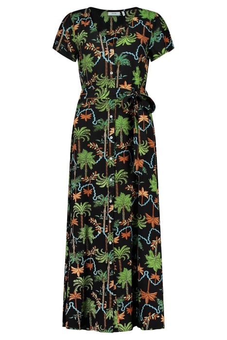 BRAZIL DRESS JAIPUR PALM BLACK 4