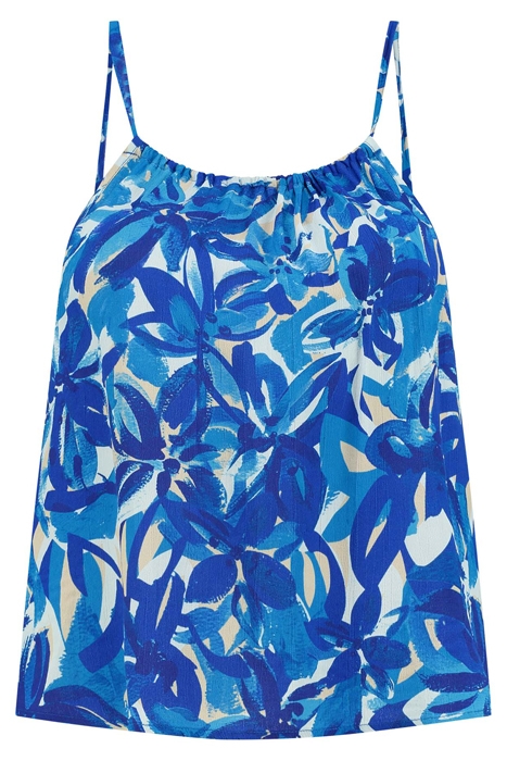 OVIEDO TOP PAINTED FLOWER SPORTS BLUE 4