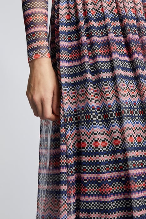 MESH DRESS RECYCLED ROSEWATER 4