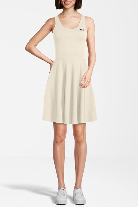 TELDAU SKATER DRESS ANTIQUE WHITE 4