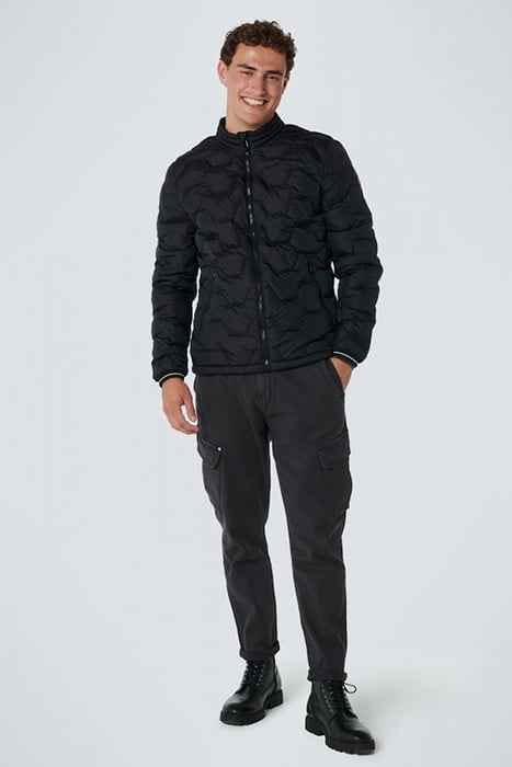 JACKET SHORT FIT PADDED BLACK 4