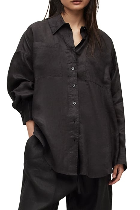 INEZ SHIRT BLACK 1