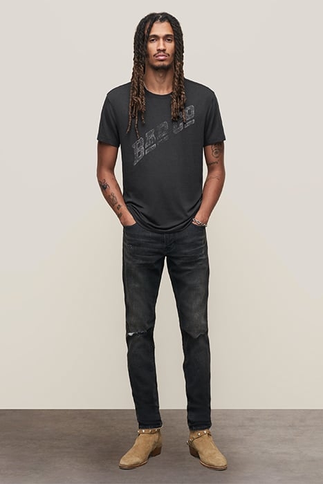 SS CREW TEE - BAD COMPANY LOGO BLACK 3