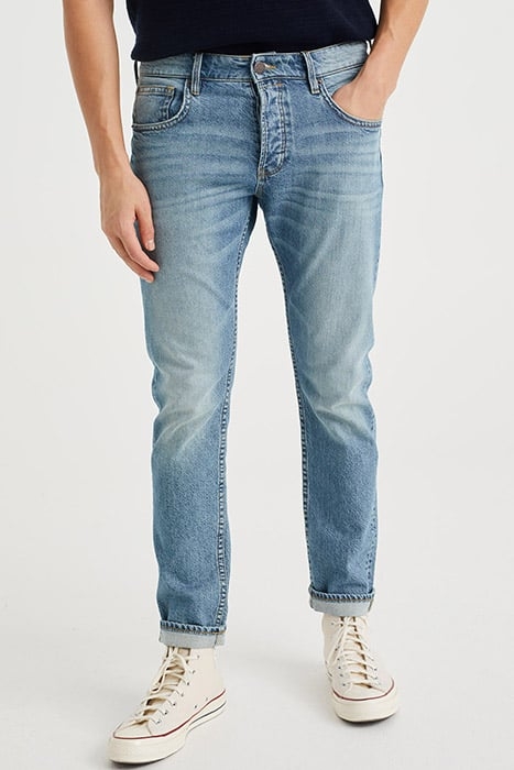 5-POCKET MID WAIST BLUE 2