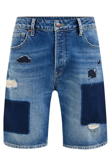 5-POCKET MID WAIST DARK BLUE 1