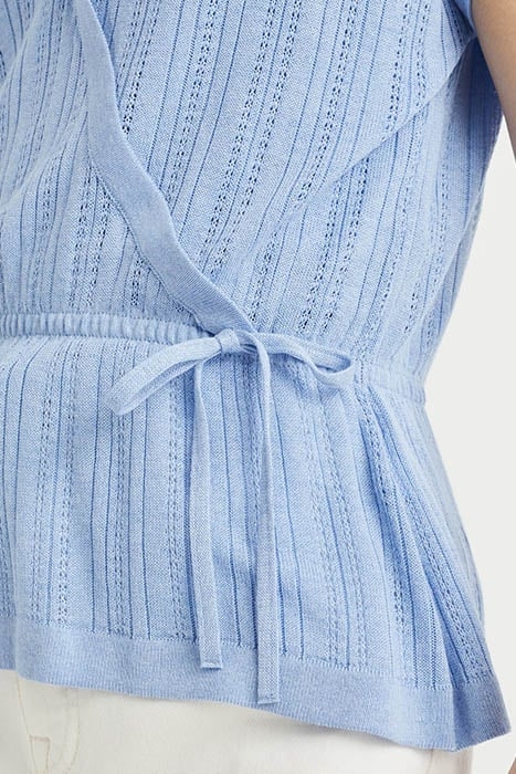 KNITTED PULLOVER LIGHT BLUE 5