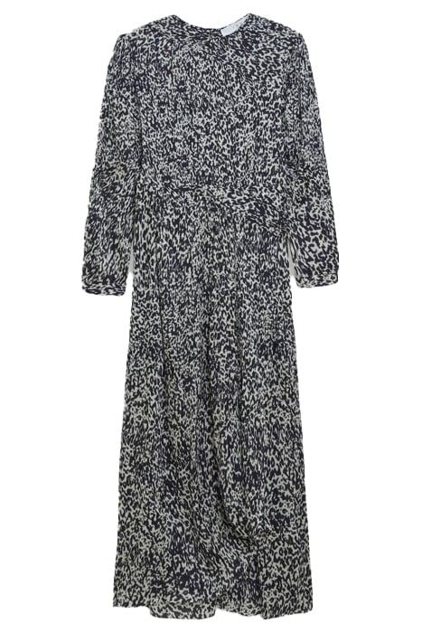 ROMERI DRESS IN ECRU/BLACK/BROWN DRESS 5