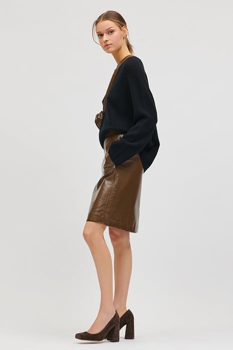 ROCK IN LEDER-OPTIK CHESTNUT 3