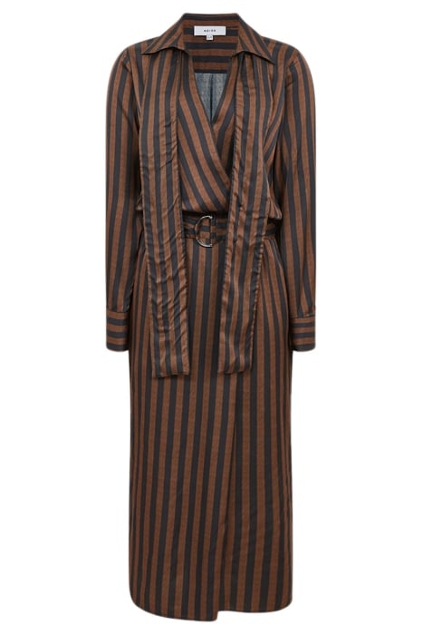 PENNY DRESS SHIRT BROWN 8