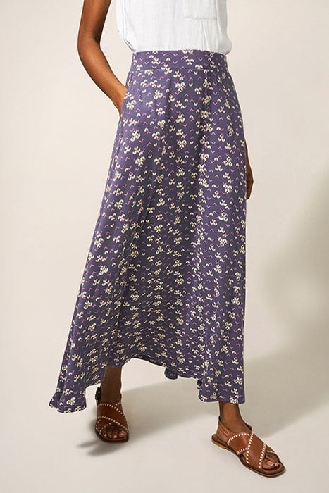 JADA ECO VERO MAXI SKIRT PURPLE 1