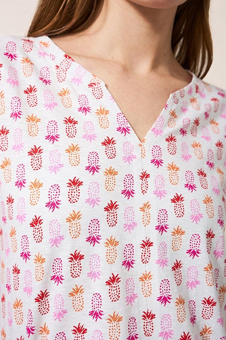 NELLY PRINT TEE ORANGE PRINT 3