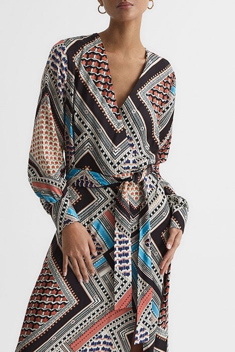 ALEGRA DRESS PINK/BLUE 4