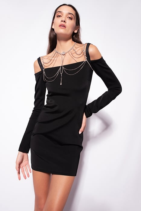 ANGELIQUE ABITO NEOPRENE FLUID BLACK 1