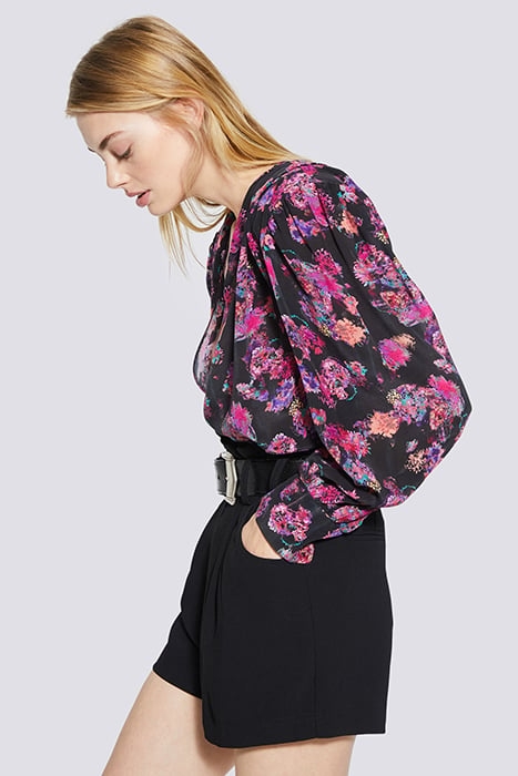 TOOL BLOUSE IN BLACK/PINK 5