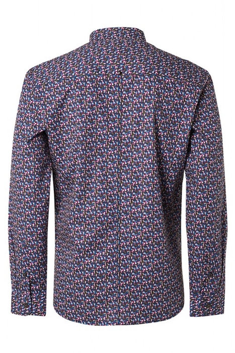 SHIRT STRETCH ALLOVER PRINTED MAUVE 5