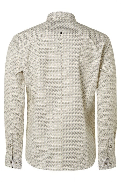 SHIRT ALLOVER PRINTED STRETCH LIGHT GREEN 5