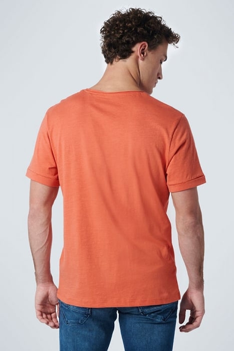 T-SHIRT CREWNECK SLUB PAPAYA 2