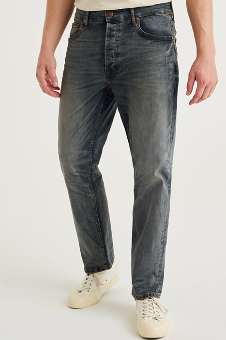 5-POCKET MID WAIST DARK BLUE 1