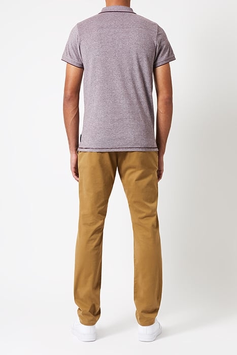 BIRDSEYE SHORT SLEEVE POLO SHIRT WITH TIPPING BORDX BRDSEYE/ 2