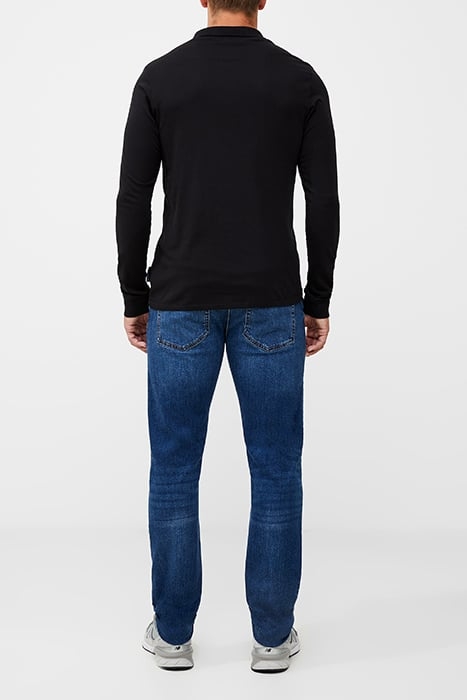 2 PACK LONG SLEEVE POLO SHIRT BLACK 3