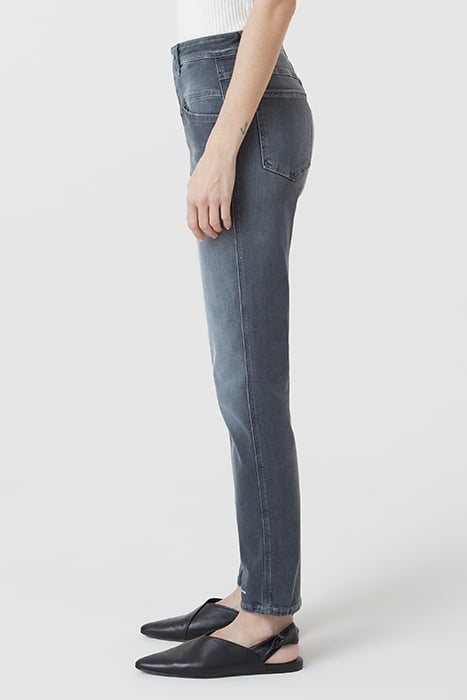 WOMEN PEDAL PUSHER JEANS MID GREY 5