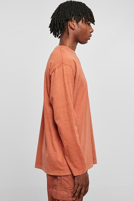 HEAVY OVERSIZED GARMENT DYE LONGSLEEVE TERRACOTTA 7