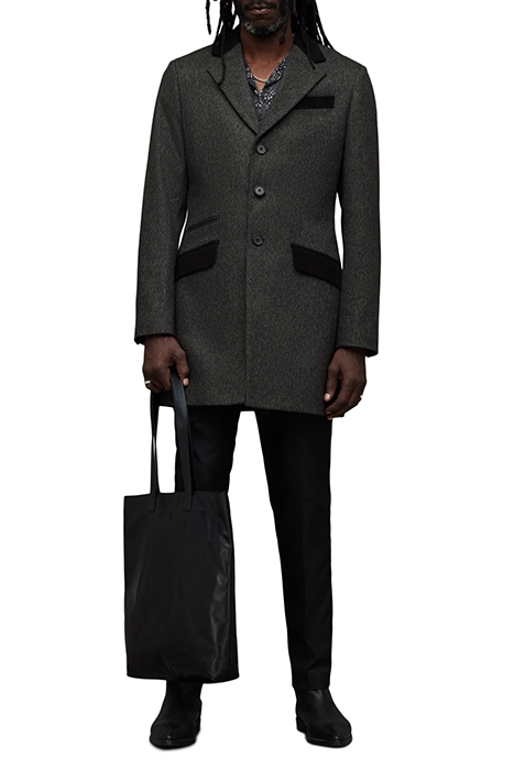 TOMMY COAT CHARCOAL GREY 2