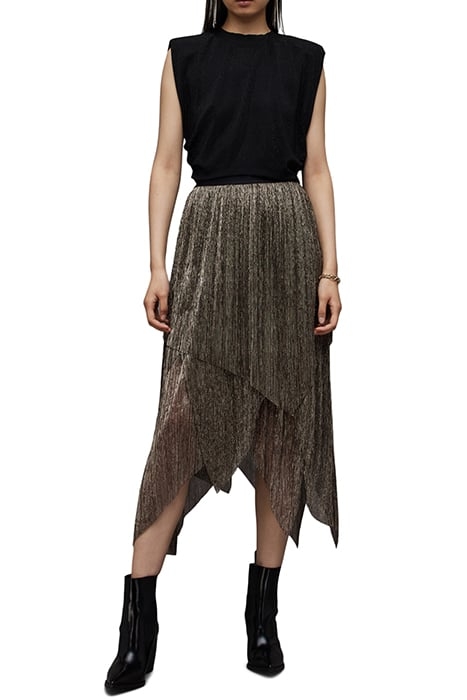 VEENA SKIRT BLACK GOLD 2