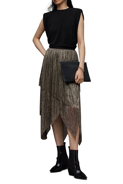 VEENA SKIRT BLACK GOLD 5