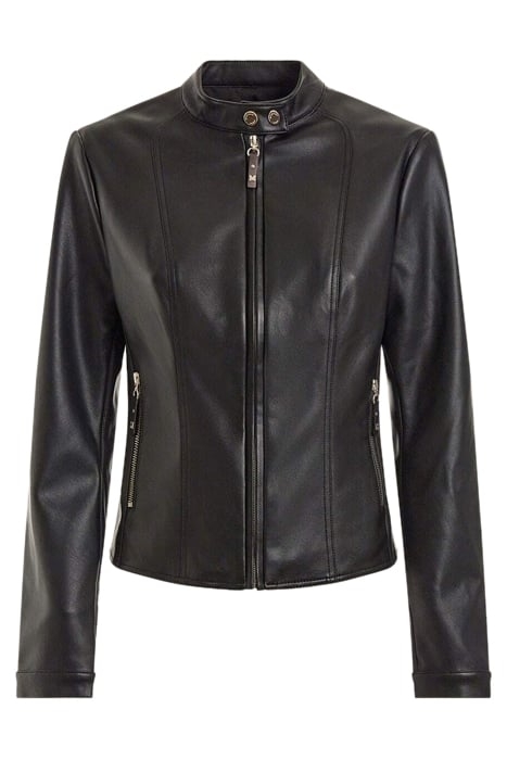 MONICA PU JACKET JET BLACK A996 4