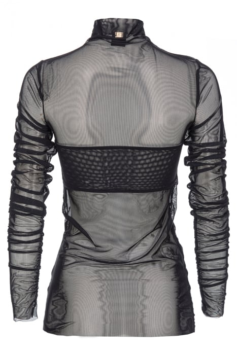 NEGOZIANTE MAGLIA TULLE STRETC BLACK 2