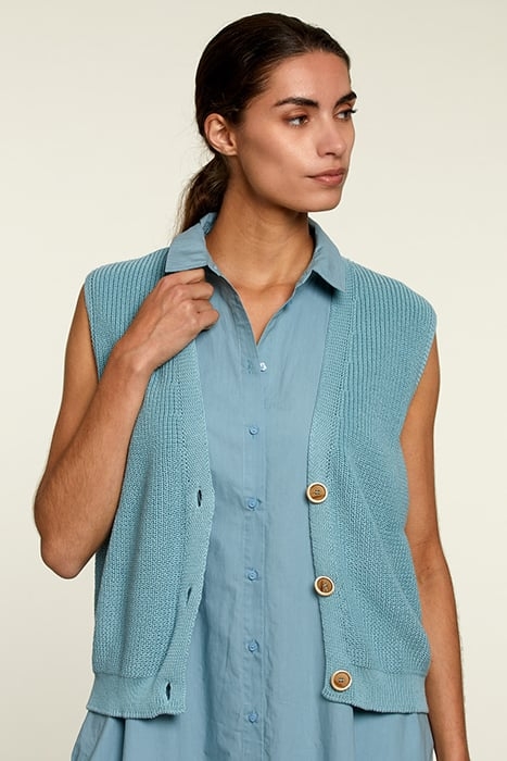 GREEN V-NECK SPENCER 3