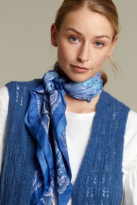 BLUE LONG AJOUR SPENCER 4