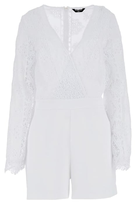 MARCIANO BY GUESS CASSANDRA ROMPER TRUE WHITE 3