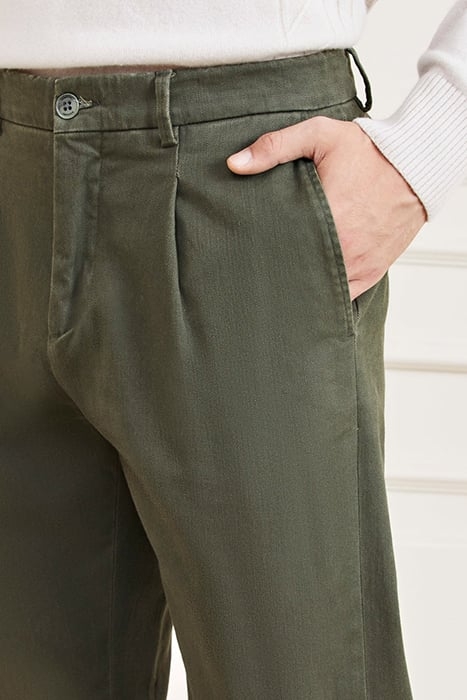 ETHAN ROLL- CHINO MOSSY GREEN 6