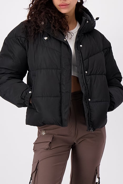 CROWN PUFFER JACKET BLACK 1