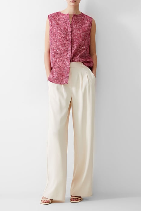 BERNICE SLVLESS HENLEY TANK SEA PINK 2