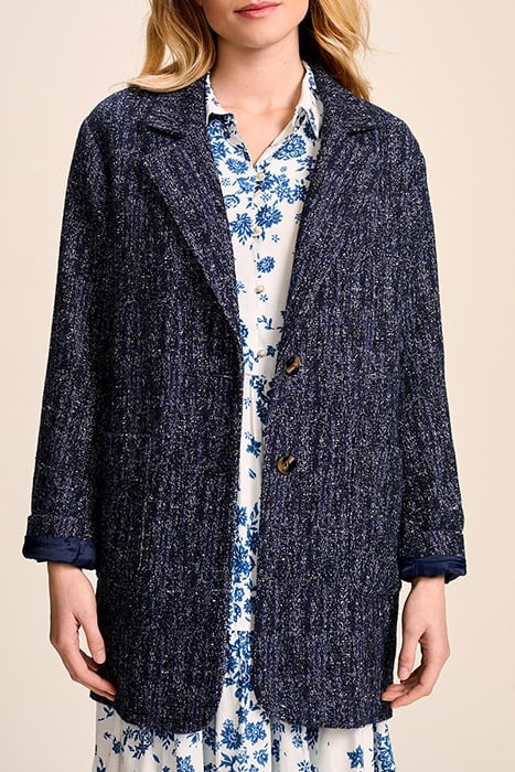 DYPTIQUE - GENTIAN BLUE FANCY WOOL JACKET 1