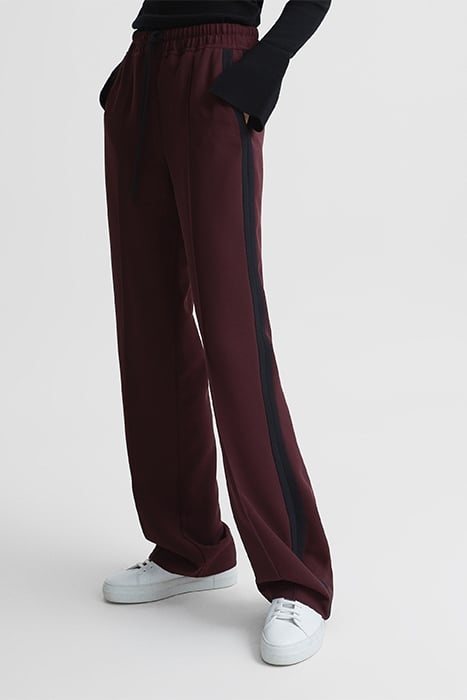 FRAZER-SIDE SWEATPANTS BURGUNDY 1
