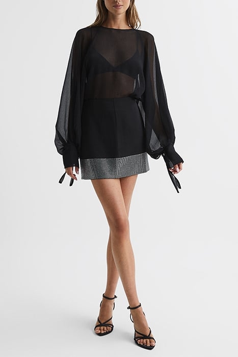 SELINE-MINI EMBELLISHED S BLACK 4