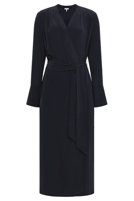 ILLARIA-SILK ROBE NAVY 3
