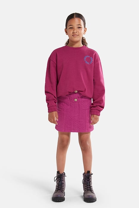 GAA - JACQUARD MULTI SKIRT PINK 1