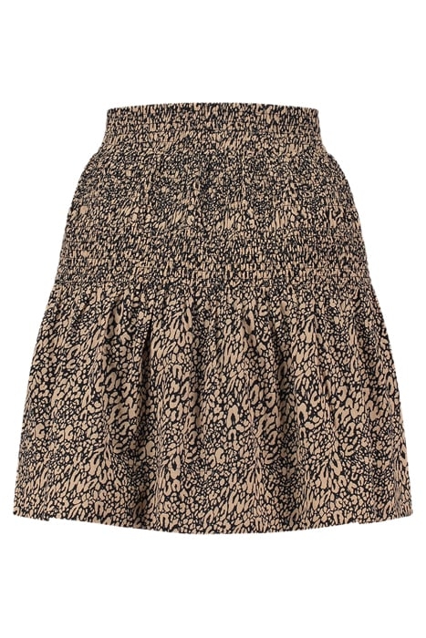 RISO SMOCK SKIRT BLACK/TAUPE 2
