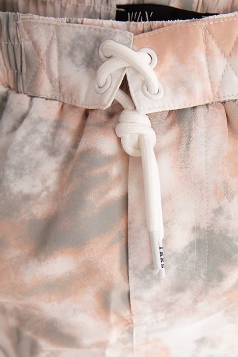 BOYS’ KHAKI TIE-DYE PRINT SWIM SHORTS 6