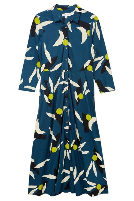 RUA JERSEY SHIRT DRE TEAL 4