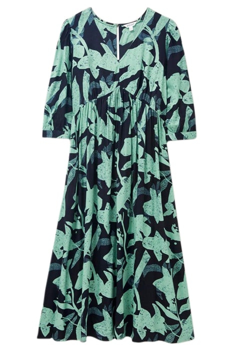 LUCY ECO VERO MINI DRESS GREEN 3